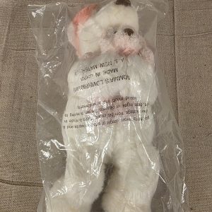 Gund Momma's Love White Teddy Bear Plush with Pink Baby New