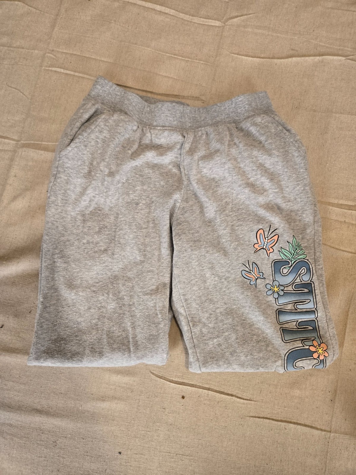 Disney Stitch Sweatpants Joggers Women's Medium Gray
