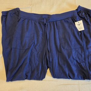 Sonoma Womens Lounge Pants Medium Navy Sleepwear New with Tags