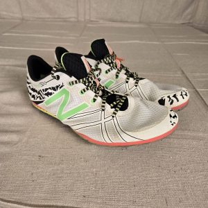 New Balance Track Shoes MMD500W3 Women's Size 9 White Green Used