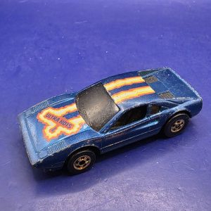 Vintage 1977 Hot Wheels Ferrari 308 Ultra Hots Blue Diecast Car Used