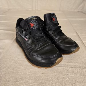 Reebok Classic Leather Sneakers Men's Size 6 Black Used