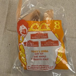 Vintage 1998 McDonald's Lion King II Simba's Pride Soft Toy #8 NEW