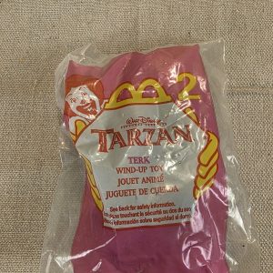 Vintage 1999 McDonalds Tarzan Terk Wind-Up Toy #2 New Sealed