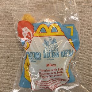 1998 McDonald's Disney Recess Mikey Figurine with Ball Toy New