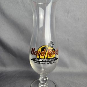 Hard Rock Cafe Hurricane Cocktail Glass WASHINGTON D.C.