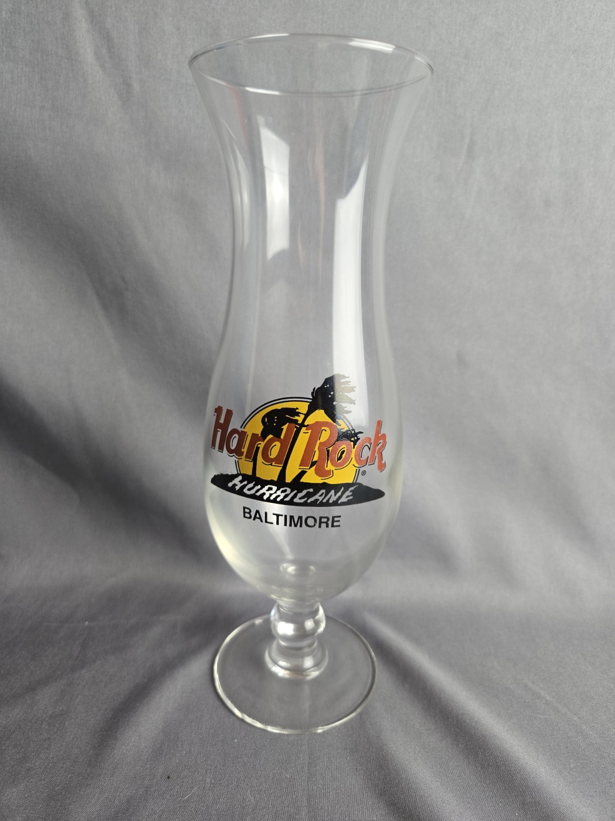 HARD ROCK CAFE Hurricane Glass Baltimore 9.25"