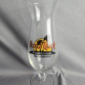 HARD ROCK CAFE Hurricane Glass GATLINBURG TN 9.25"
