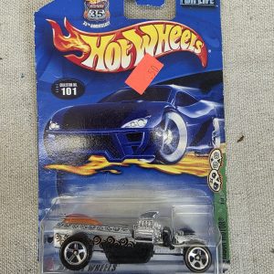 Hot Wheels 2002 White Rigor Motor 3/4 No.101 54456 Malaysia