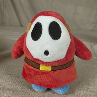 Super Mario Bros Shy Guy Plush Toy 6 inch Red Blue Soft Stuffed Doll