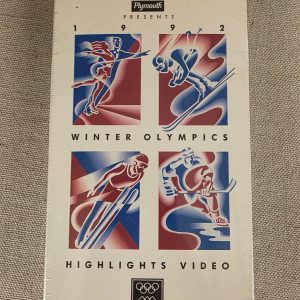 1992 Winter Olympics Highlights VHS Chrysler Plymouth Presents Vintage