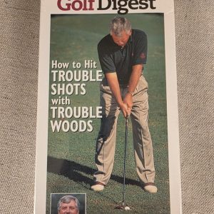 Golf Digest How to Hit Trouble Shots with Trouble Woods VHS Featuring John Ellio