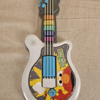 Sesame Street Let's Rock With Elmo Musical Toy Guitar 2010 Used