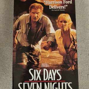 Six Days Seven Nights VHS 1998 Harrison Ford Anne Heche Adventure Comedy