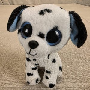 Ty Beanie Boos Fetch Dalmatian Dog Plush Toy 6" Used