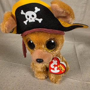 Ty Beanie Boos ROWAN Halloween Pirate Puppy Dog 6 Inch Plush Toy