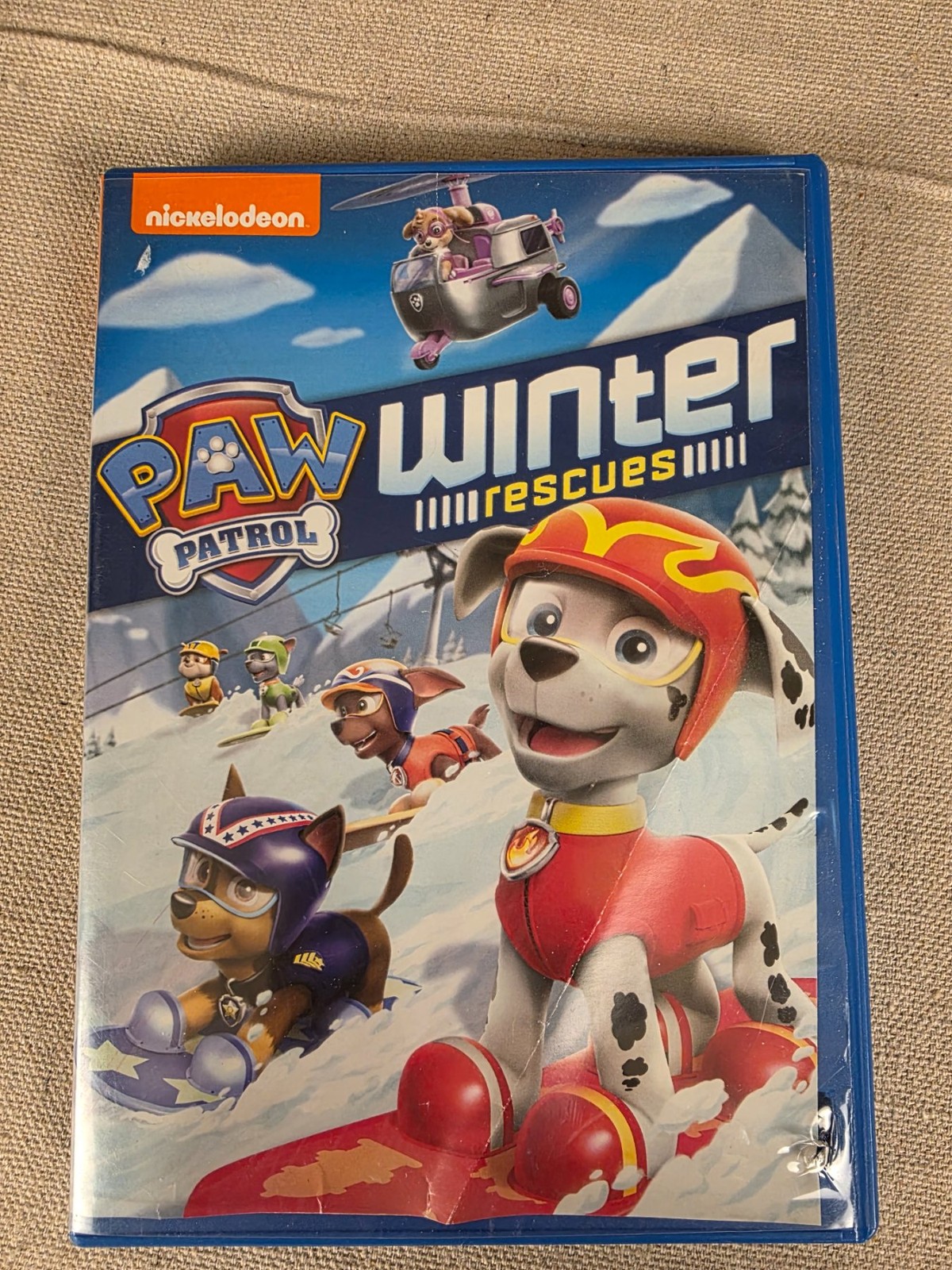 PAW Patrol Winter Rescues DVD Nickelodeon Kids Animated Movie