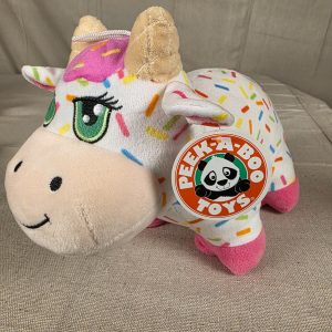 Peek-A-Boo Sprinkles Cow Plush Stuffed Animal Toy