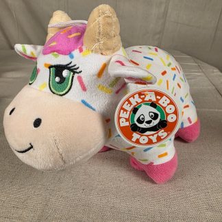 Peek-A-Boo Sprinkles Cow Plush Stuffed Animal Toy