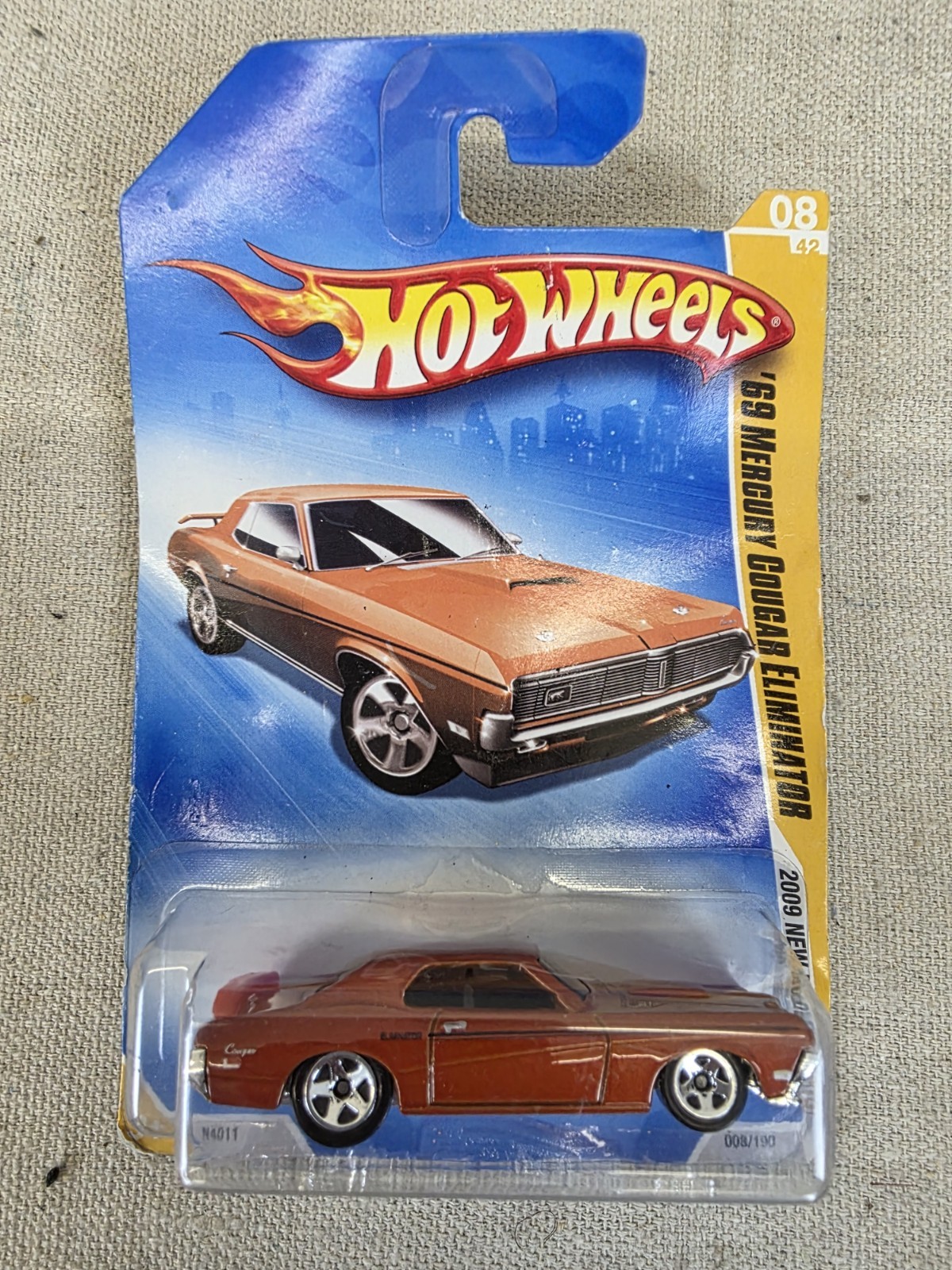Hot Wheels 2009 New Models '69 Mercury Cougar Eliminator ZZQ