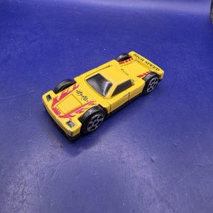 1980s Hot Wheels Flip High Speed Racer 2 Car Yellow Black Vintage Diecast