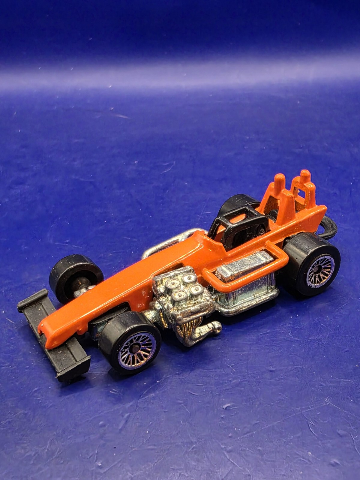 Vintage 1997 Hot Wheels Super Modified Orange Diecast Race Car