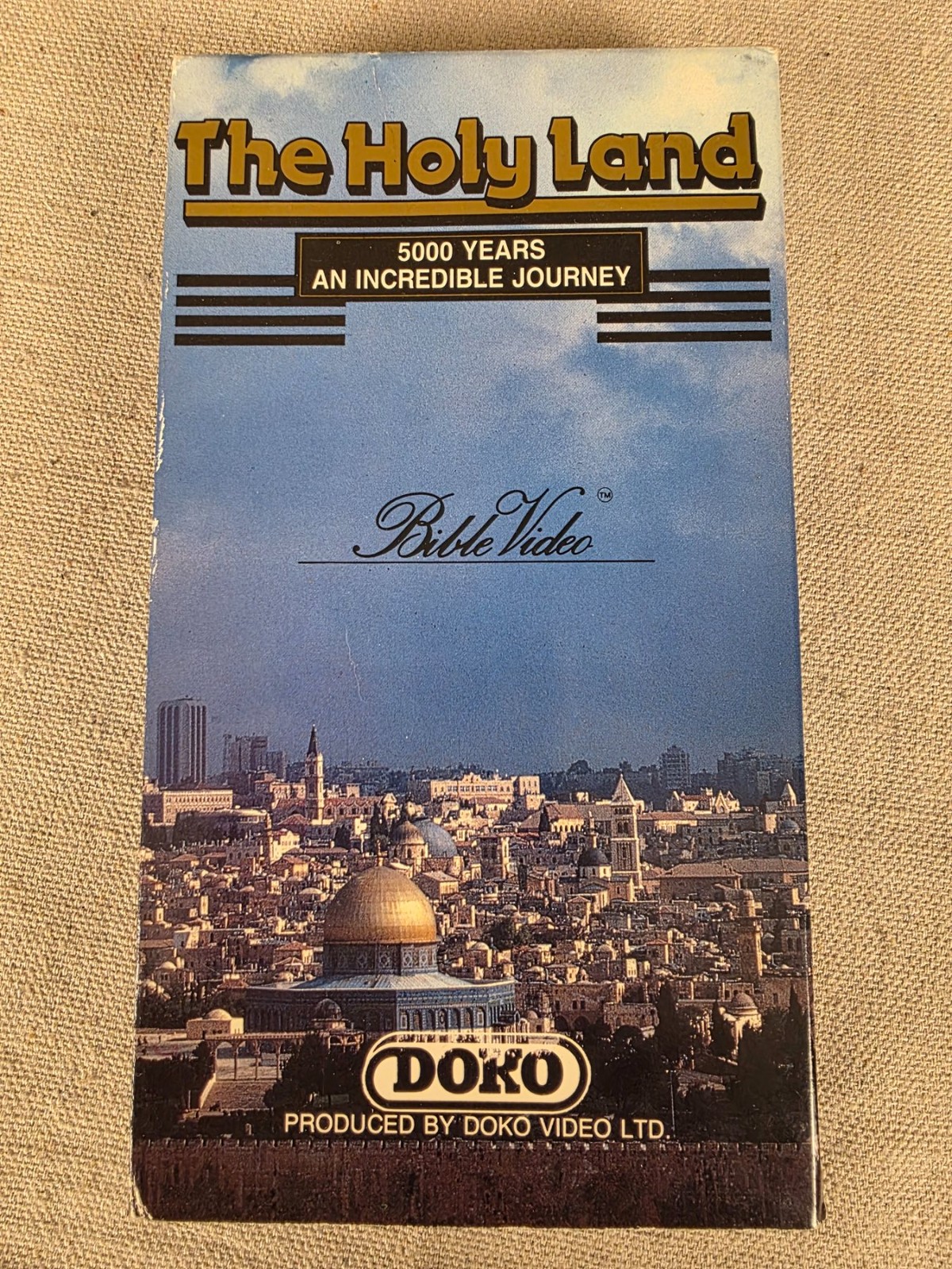 The Holy Land 5000 Years An Incredible Journey 1985 VHS Bible Video