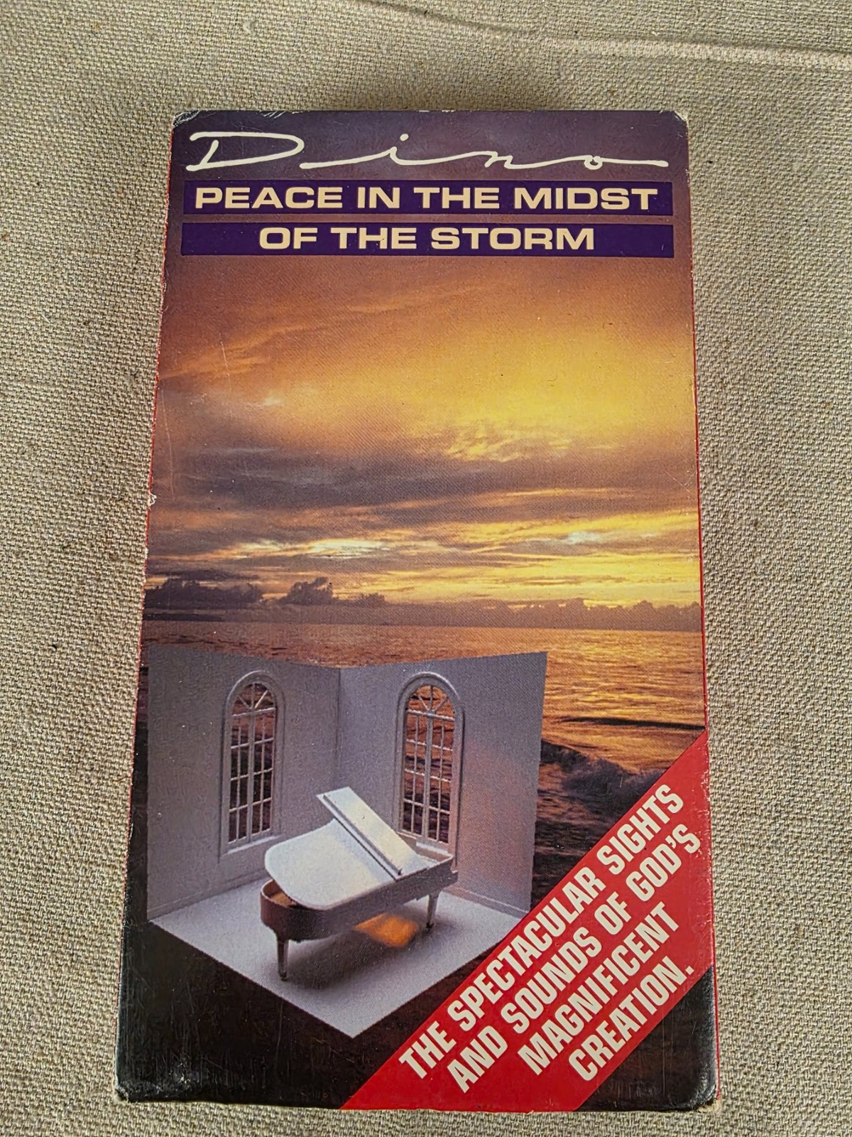 Dino Peace In The Midst Of The Storm Vintage VHS Tape 1989