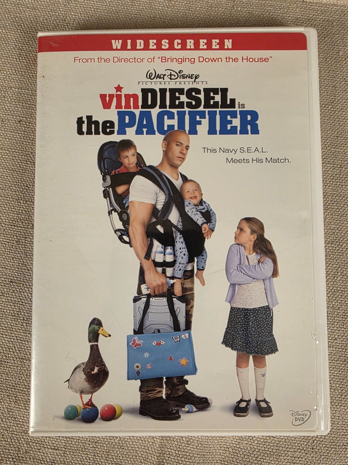 Vin Diesel The Pacifier DVD Widescreen 2005 Walt Disney Family Comedy