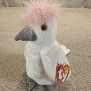 Ty Beanie Babies KuKu Cockatoo Plush Bird 1997 Vintage NEW