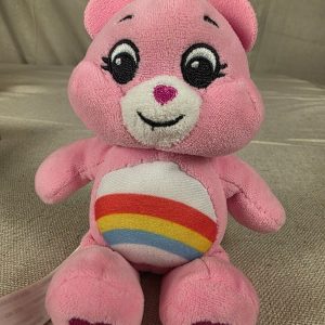 Care Bears Unlock the Magic Pink Cheer Bear Plush Toy 7 Inch