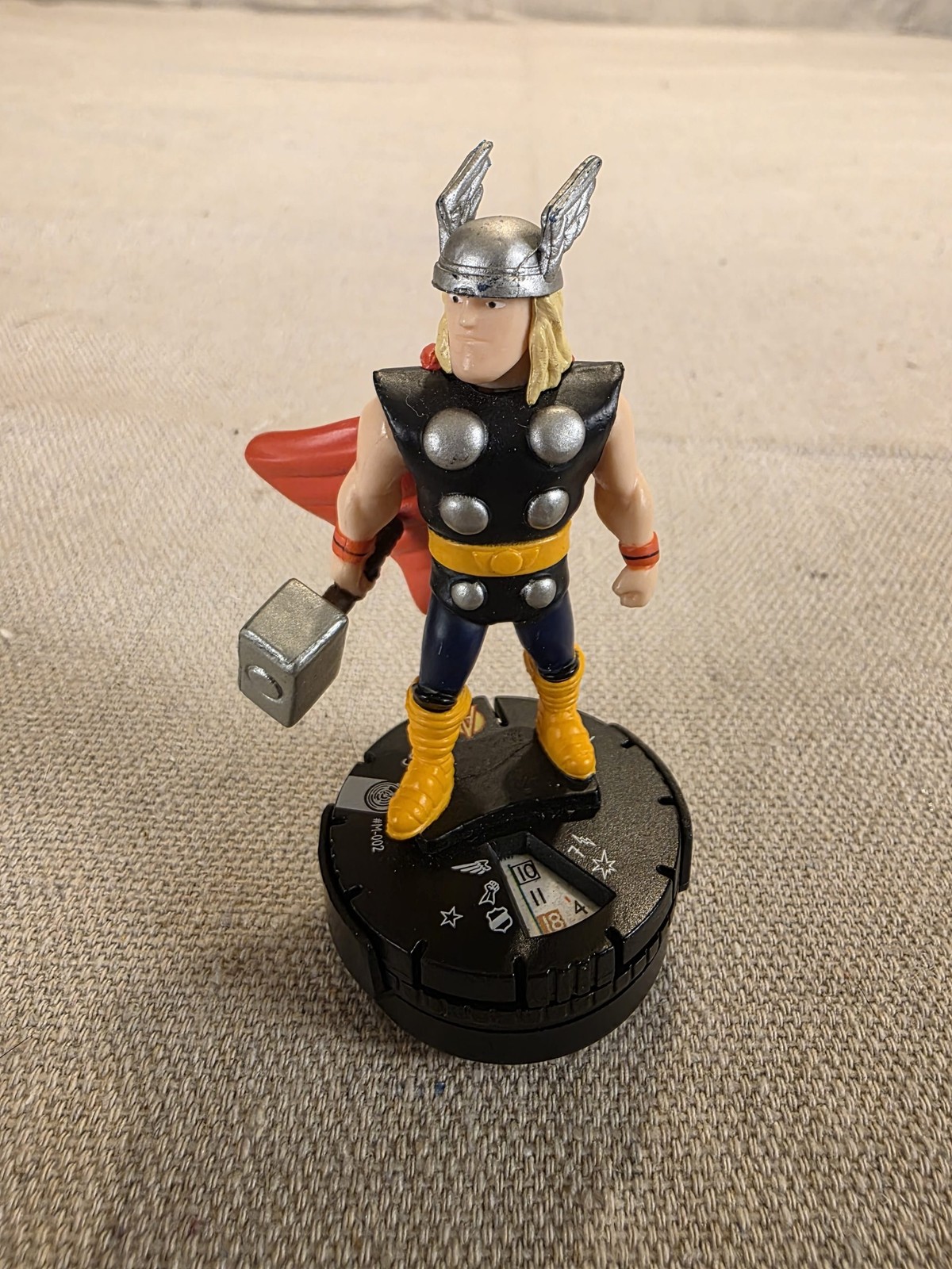 Marvel HeroClix Thor Figure WizKids 2012 Used