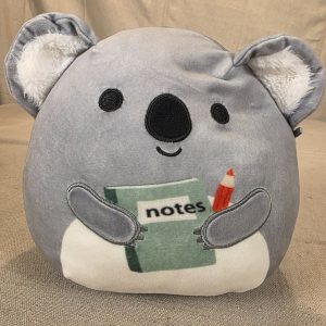 Squishmallows Kirk Koala 8" Plush Toy with Notes Book