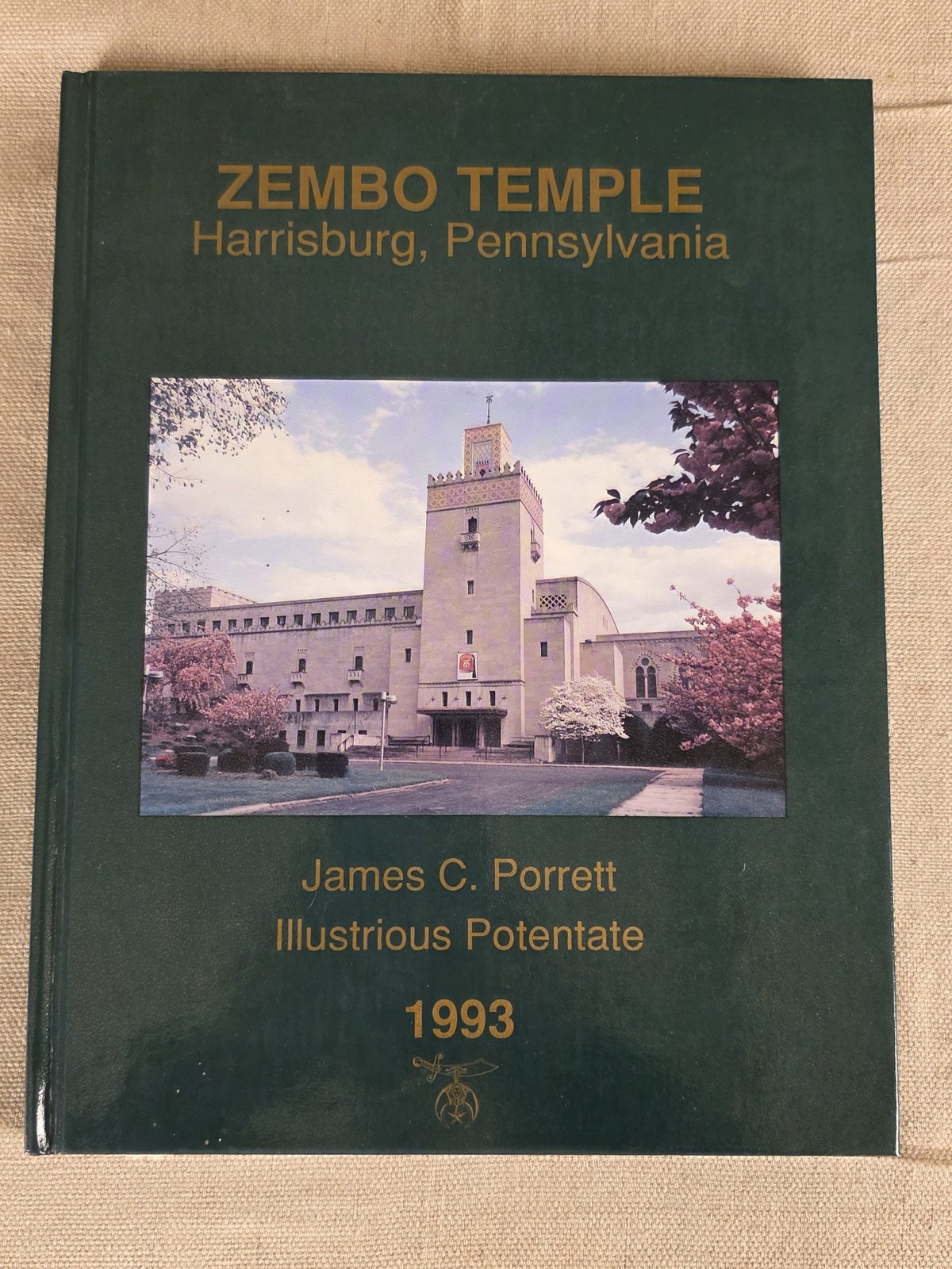 Zembo Temple Harrisburg Pennsylvania 1993 Hardback Book Vintage