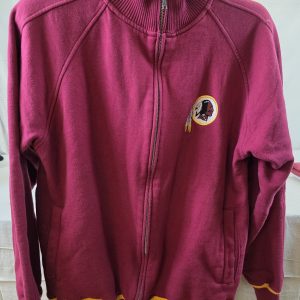 NFL Reebok Washington Redskins Gridiron Classic Mens XL Zip-Up Fleece Jacket
