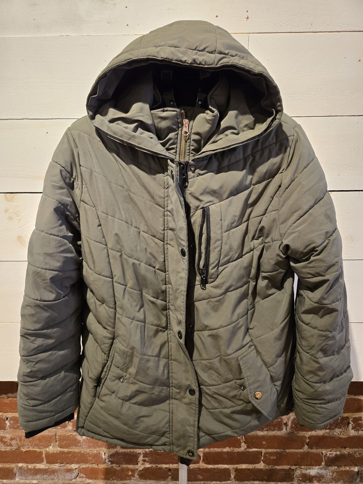 Swiss Tech Kids Hooded Puffer Jacket