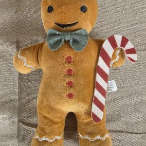 Target Bullseye Playground Gingerbread Man Plush with Candy Cane