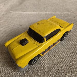 Vintage 1978 Hot Wheels Yellow 1957 Chevy Bel Air Diecast Car