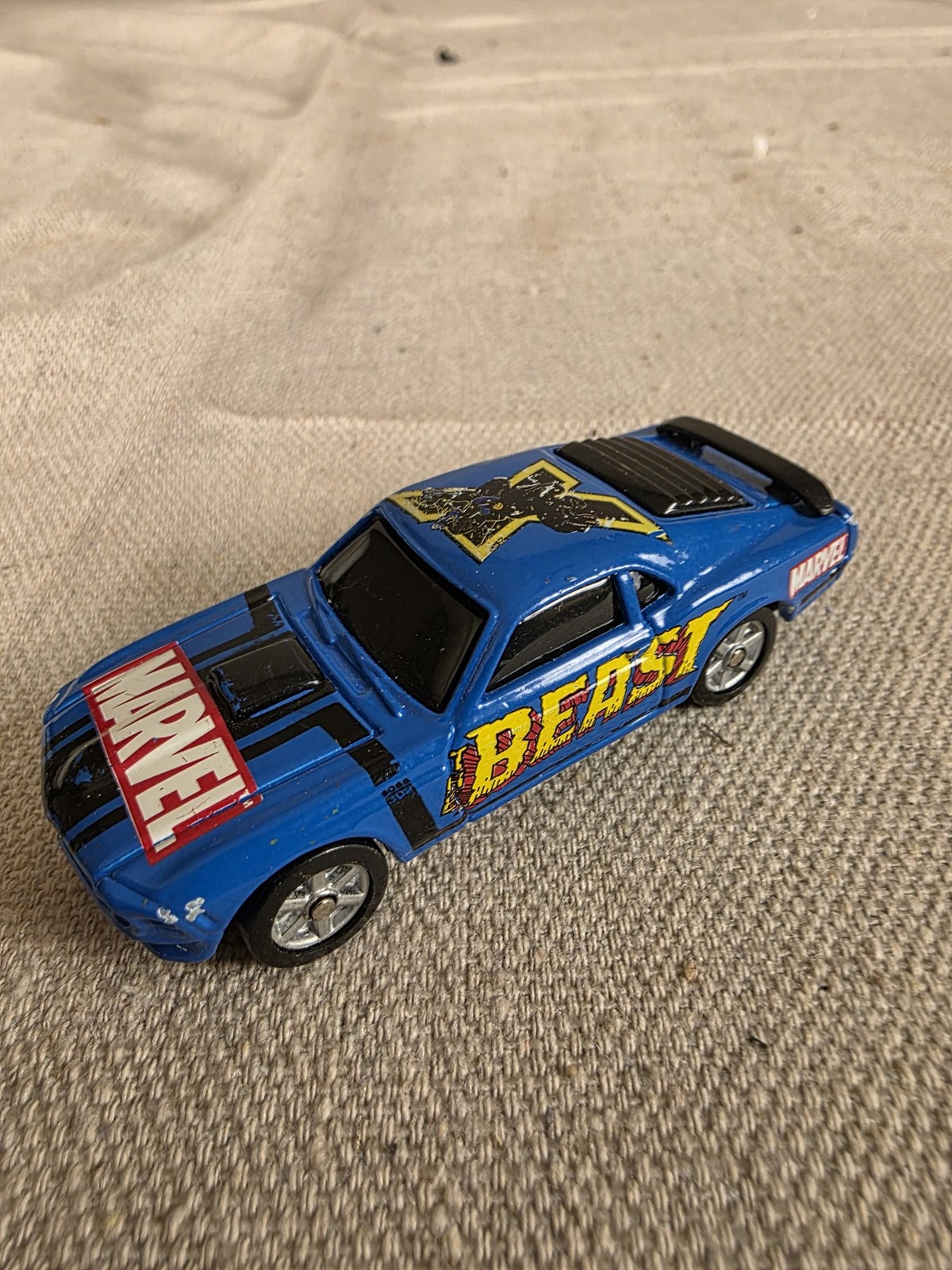 Maisto Marvel The Beast '70 Boss Mustang Diecast Car 2003 Used