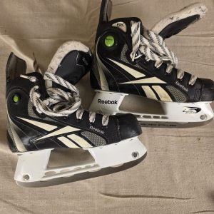 Reebok 6K Pump Youth Ice Hockey Skates Size 3 US Used