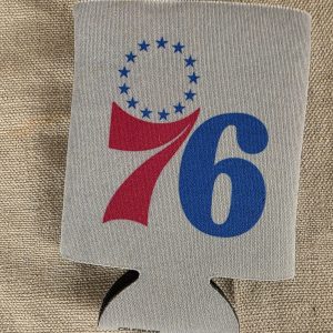 Coors Light Philadelphia 76ers NBA Beer Can Cooler Koozie USED
