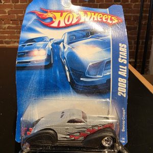2008 HOT WHEELS All Stars Swoop Coupe #51 Silver/Black