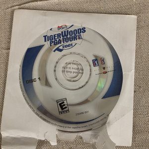 Tiger Woods PGA Tour 2001 PC Game Disc 1 Only EA Sports