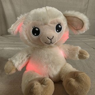 Lullabrites Color Changing Musical Lamb Plush Toy Used