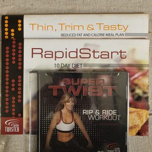 Super Twist Rip & Ride Workout Advanced DVD Cardio Twister