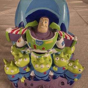 Disney Pixar Toy Story Buzz Lightyear & Zurg Aliens Coin Bank Used