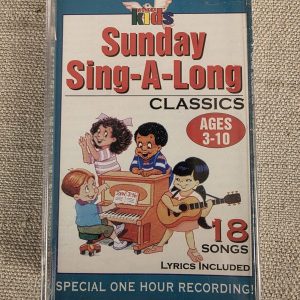 Sunday Sing-A-Long Classics Kids Music Cassette Tape Ages 3-10 Used
