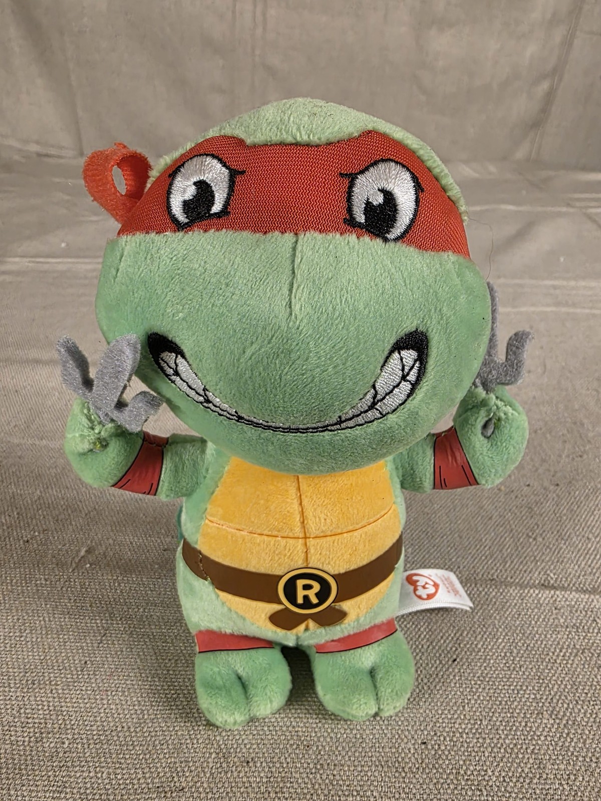 TY Beanie Babies Raphael Teenage Mutant Ninja Turtles Plush Toy 6"