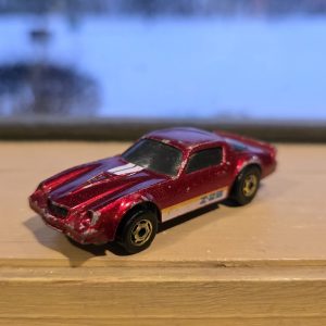 Vintage Hot Wheels 1982 Z28 Camaro Metalflake Red Malaysia