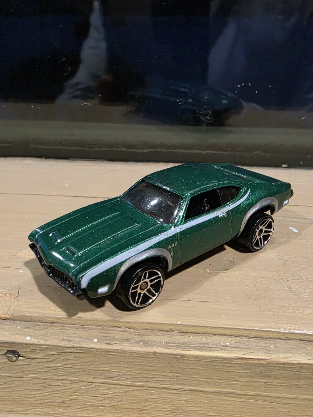 2005 Hot Wheels Olds 442 W-30 Green HW Muscle Mania 5-Pack EUC C187B